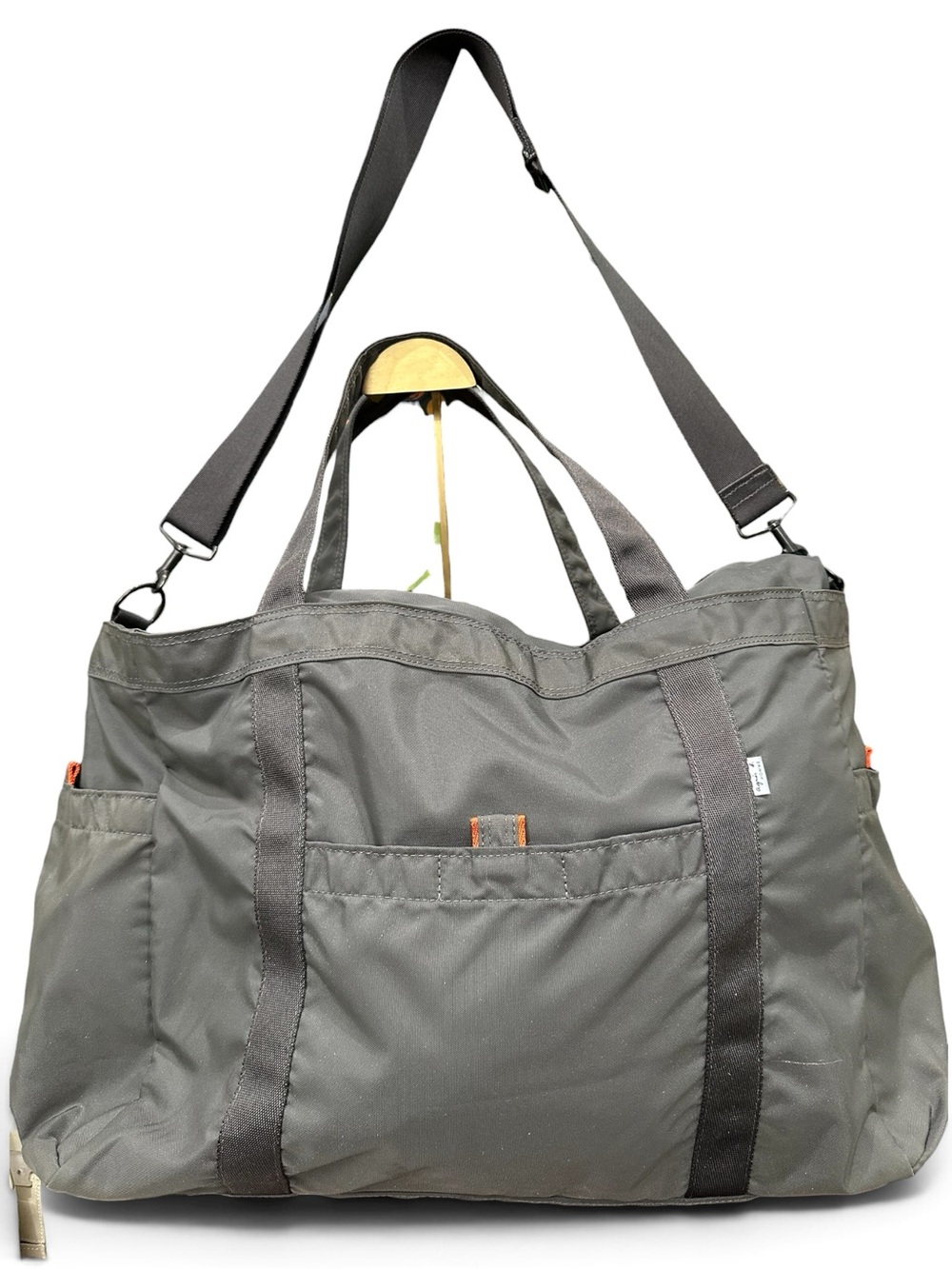 agnès b. VOYAGE Large Nylon Travel Duffel Weekender Bag NWOT